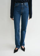 TOTEME CLASSIC CUT DENIM FULL LENGHT DARK BLUE
