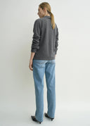 TOTEME RAGLAN SLEEVE CARDIGAN DARK GREY