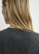 TOTEME PULL V-NECK CHARCOAL