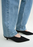 TOTEME SUEDE KITTEN PUMPS 3,5CM BLACK