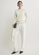 TOTEME PULL FINE KNIT ECRU