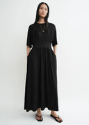 TOTEME TEE DRESS BLACK