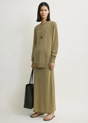 TOTEME LONG SLEEVE TEE KNIT DESERT