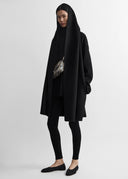TOTEME HOODIE COAT BLACK
