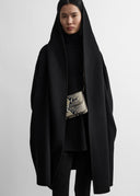 TOTEME HOODIE COAT BLACK