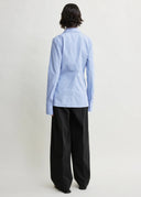 TOTEME STRIPED POPLIN SHIRT BLUE/WHITE