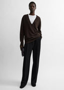 TOTEME V-NECK KNIT FONDANTE