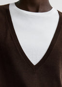 TOTEME V-NECK KNIT FONDANTE