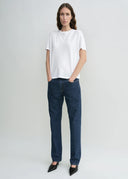 TOTEME LOW STRAIGHT DENIM INDIGO