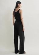 TOTEME TROUSER FLUID DRAWSTING BLACK