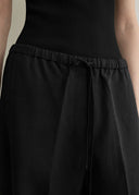 TOTEME TROUSER FLUID DRAWSTING BLACK