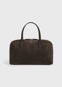 TOTEME TOTE BAG SUEDE BROWN