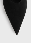 TOTEME SUEDE KITTEN PUMPS 3,5CM BLACK