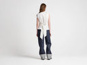 JW ANDERSON SCULPTURAL SEEVELESS TOP IVORY