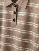 THE GARMENT STRIPED POLO BEIGE