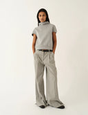 THE GARMENT CROPPED GLAM TEE GREY