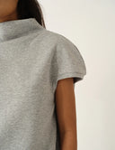 THE GARMENT CROPPED GLAM TEE GREY