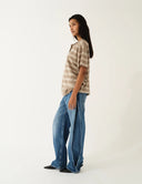 THE GARMENT STRIPED POLO BEIGE