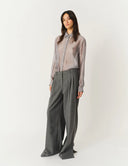 THE GARMENT GRAND TROUSER GREY MELANGE