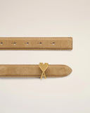 AMI PARIS ADC BELT 2.5CM HONEY
