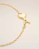 AMI PARIS ADC GOLD BRASS BRACELET GOLD