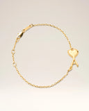 AMI PARIS ADC GOLD BRASS BRACELET GOLD