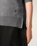 AMI PARIS PULL ADC TONAL CARBONE
