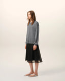 AMI PARIS PULL ADC TONAL CARBONE
