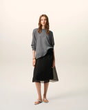 AMI PARIS PULL ADC TONAL CARBONE