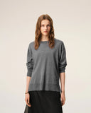 AMI PARIS PULL ADC TONAL CARBONE