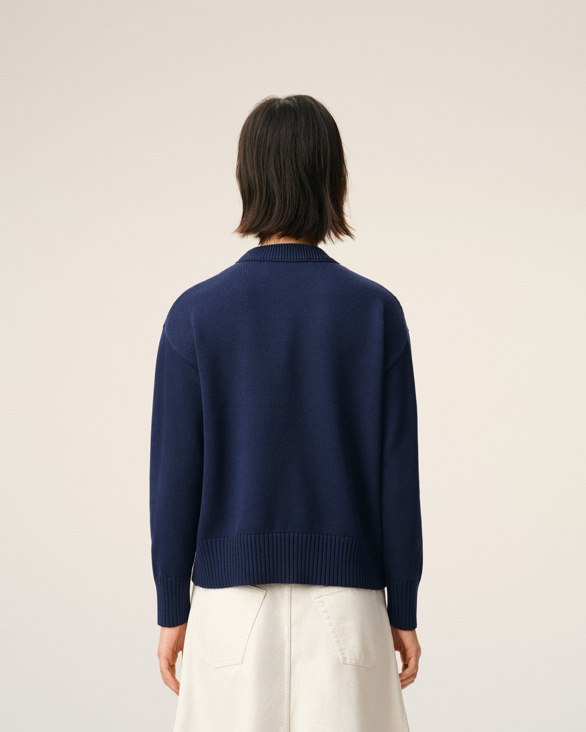 AMI PARIS AMI DE COEUR SWEATER DARK BLUE – mania-k webshop