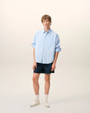 AMI PARIS BOXY ADC SHIRT BLUE