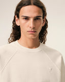 AMI PARIS ADC SWEATSHIRT TONAL CREME