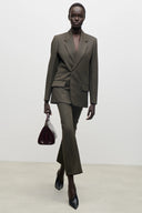 VICTORIA BECKHAM SLOANE FRAME BAG 28 DARK BURGUNDY