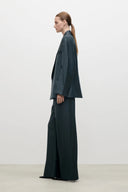 VICTORIA BECKHAM SCULPTURAL LAYERED OLI JACKET MARSH GREEN