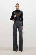 VICTORIA BECKHAM ALINA TROUSER ASH MELANGE