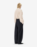 IRO GYSELLA CROPPED CABLE KNIT ECRU