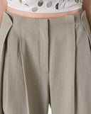 IRO SONJA PLEATED TROUSER OLIVE