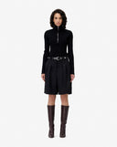 IRO BERMUDA CURSA WIDE LEG BLACK