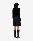 IRO BERMUDA CURSA WIDE LEG BLACK