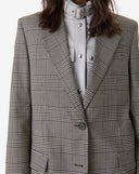 IRO KELIO BLAZER CHECK MIXED BROWN