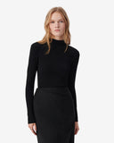 IRO FENYA RIBBED PULL BLACK