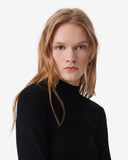 IRO FENYA RIBBED PULL BLACK