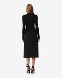 IRO FENYA RIBBED PULL BLACK