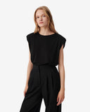 IRO PATOYA OVSD TOP BLACK