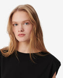 IRO PATOYA OVSD TOP BLACK