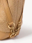 CHLOÉ SMALL CLOVER DOUBLE CARRY BAG BLEACHED BROWN