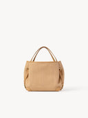 CHLOÉ SMALL CLOVER DOUBLE CARRY BAG BLEACHED BROWN