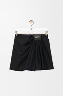LOEWE DRAPED SKIRT BLACK