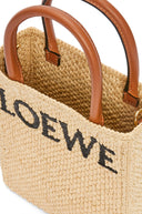 LOEWE A5 LOGO TOTE BAG RAFFIA
